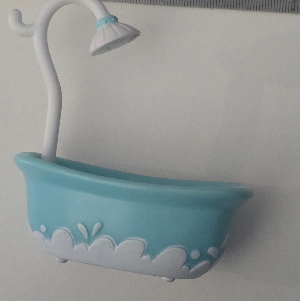 Littlest Pet Shop Replacement Accessory Bath Tub Hasbro Vintage Y2K Furniture